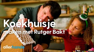 Koekhuisje maken voor kerst met Rutger bakt  Recept  Allerhande [upl. by Llennahs]