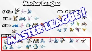 MASTER LEAGUE META THE BEST POKEMON amp TEAMS TO USE IN GO BATTLE LEAGUE [upl. by Zetnom30]