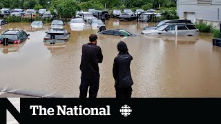 Epic rains flooding raise questions about Torontos climate readiness [upl. by Angell]