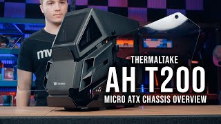 Thermaltake AH T200 Micro ATX Chassis Overview [upl. by Kwon]