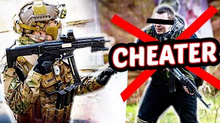 CHEATER NA ASG ZŁAPANY air soft polska [upl. by Meryl]