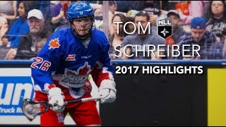 Tom Schreiber 2017 NLL Highlights [upl. by Aoniak]