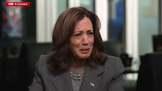 Kamala Harris CNN interview Harris talks grocery prices economy [upl. by Ainocal]