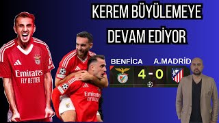 Kerem Aktürkoğlu Gol Atmaya Devam Ediyor Benfica 40 Atletico Madrid Şampiyonlar Ligi Maçı Yorum [upl. by Mitchell437]