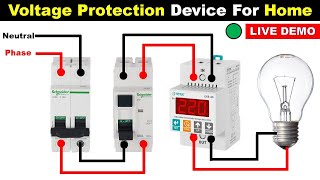 Over And under voltage Protection Device  VMR  Tense GKE40  ElectricalTechnician [upl. by Sachs]