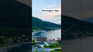 Hallstatt of Norway alps fjords lyngseidet placesthatdontfeelreal mountains nature village [upl. by Wolsky780]