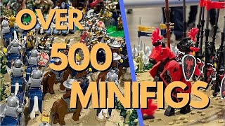 HUGE LEGO Castle Armies ftBrickingUpBrad [upl. by Jerrol]