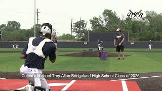 Catcher Michael Trey Allen Bridgeland High School Class of 2026 [upl. by Ellon]