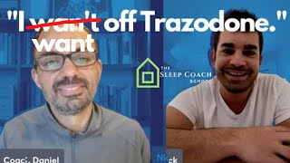 Starting the process of coming off Trazodone Talking insomnia 91 [upl. by Tteraj]