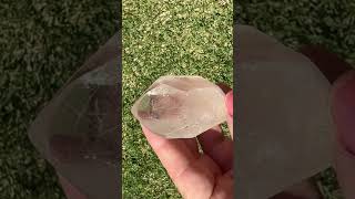 I Ground and Polished To Create This Rutilated Quartz Semi Polished Generator rutilatedquartz [upl. by Annelg789]