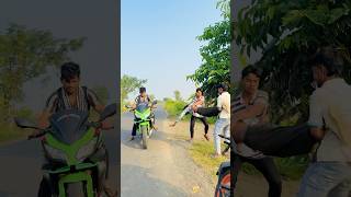 New bike Math Liya karo 😭🤣shorts ninja ytshorts explore youtube [upl. by Alliscirp]