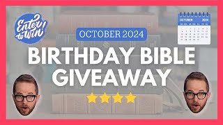 October 2024 Bible Giveaway 🎉 [upl. by Clementis]