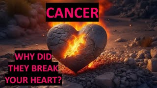 CANCER LOVE TAROT ♋️ ITS NOT OVER [upl. by Hildagard]