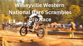 Wilseyville Western National Hare Scrambles Pro race [upl. by Savdeep]