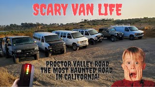 Proctor Valley Road Scary haunted van life  Will we find Ghostdetect paranormal activity [upl. by Tiat]