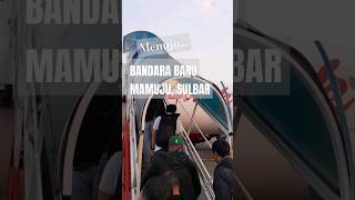 KEREN BANDARANYA Sekian kali ke Mamuju pertamakalinya landing di Bandara Baru [upl. by Nwahsram]