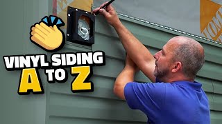 How to Install Vinyl Siding from A to Z [upl. by Chill]