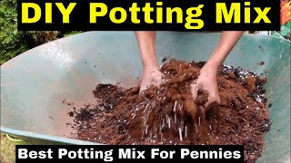 How to Make Inexpensive Potting Mix Cheap Potting Soil [upl. by Mcbride72]