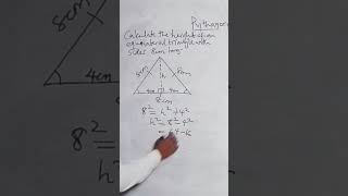 Pythagoras Theorem Explained 3 maths pythagorastheorem triangles rightangledtriangles [upl. by Boulanger826]