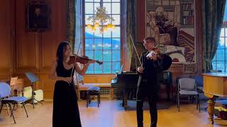 Halvorsen Passacaglia for violin and viola [upl. by Gal532]