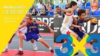 Highlights Herrar U18 3X3 i EMkval 2018 🏀🇸🇪 [upl. by Elimaj]