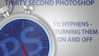 Turning On and Off Photoshop Hyphenation [upl. by Norud]