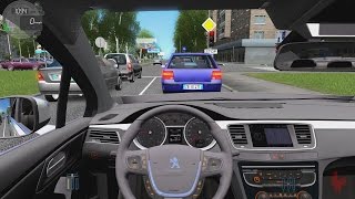 City Car Driving  Peugeot 508 [upl. by Cyrillus489]