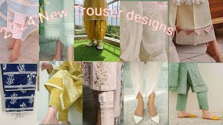 Latest new trouser designing 2024amp girl trouser designing ideas new styles girl trouser designs [upl. by Atirec286]