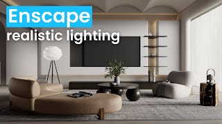 Enscape Realistic Lighting  Everything You MUST Know [upl. by Eziechiele]