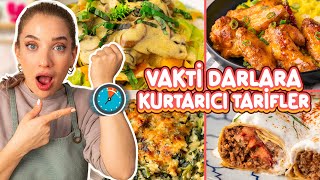 Çalışanlara Vakti Darlara 4 Kurtarıcı Tarif 🥘 [upl. by Clo]