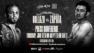 OSCAR COLLAZO VS GERARDO ZAPATABOXING HALL OF FAME PRESS CONFERENCE [upl. by Annaerda]