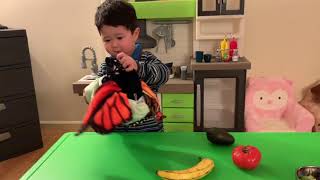 Ptolemy time presents Folkmanis Monarch life cycle puppet plush review the hungry caterpillar [upl. by Aneleve]