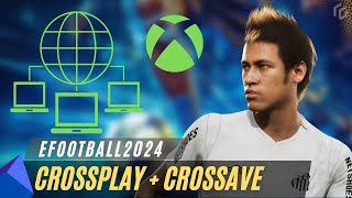 EFOOTBALL2024 VERSÃO MICROSOFT COM CROSSPLAY E CROSSAVE [upl. by Ebba]