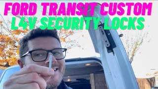 Ford Transit Custom Van Locks Fitted  Locks4Vans  L4V  Locksmith [upl. by Mariko]