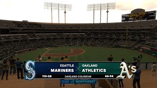 Seattle Mariners 11028  Oakland Athletics 4494  RS 139  MLB The Show 24 Gameplay [upl. by Cerelia]