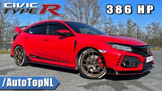 386HP HONDA CIVIC TYPE R FK8  274kmh REVIEW on AUTOBAHN by AutoTopNL [upl. by Malliw885]