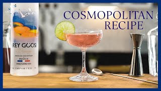 Citrusy Cosmopolitan Cocktail Recipe  Grey Goose Vodka [upl. by Tnarud]