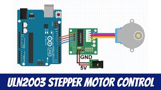 ULN2003 with 28BYJ48 Stepper Motor [upl. by Elrem]