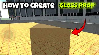 How To Create Glass Prop 🤯 In Indian bike driving 3d New city link in Indian bike driving 3d [upl. by Anahpos957]