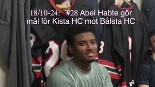 181024 ABE28 Abel Abte Kista HC gör 12 mot Bålsta HC [upl. by Eelyma]