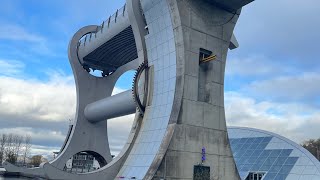 Falkirk wheel  The famous canal technique in Scotland  being used for centuries [upl. by Eusassilem]