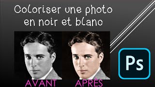 Coloriser une photo noir et blanc avec Photoshop [upl. by Grounds]