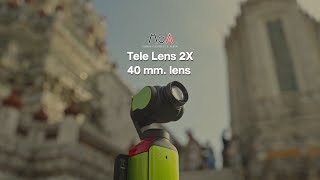 BANGKOK 4K  MoA Tele 2x lens for DJI Osmo Pocket 3  Walk Test [upl. by Kenlay]