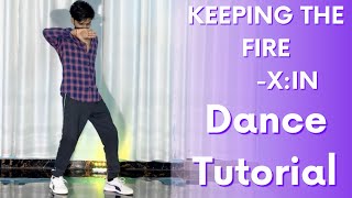 XIN quotKeeping The Firequot Mirrored Dance Tutorial Easy Step By Step dancetutorial [upl. by Weinstock283]