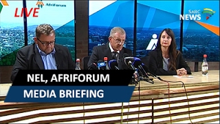 Nel Afriforum joint media briefing [upl. by Ignaz844]