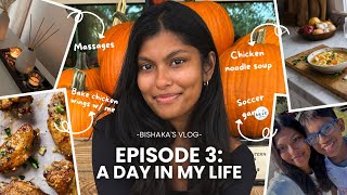 A Day In My Life Vlog  cozy fall cooking relaxation soccer game amp more [upl. by Arak]