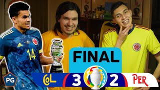 Colombia 3 Perú 2 🔥 Copa América 2021 😱 Reacciones Amigos🔥 El Club de la Ironía [upl. by Anderegg270]