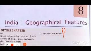 ICSE class 8 geography chapter 8 India Geographical Features [upl. by Eoj786]