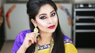 GRWM  Eid Makeup Look 2016  Glam Makeup Tutorial [upl. by Kermy]