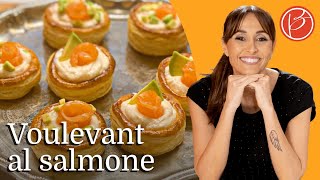 Vol au vent con robiola avocado lime e salmone affumicato  Benedetta Parodi Official [upl. by Nnylyt]